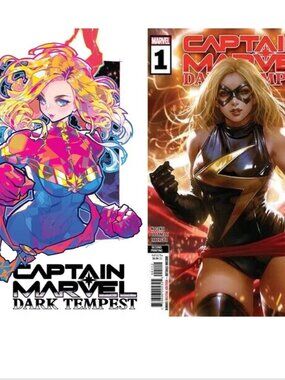 2023 Marvel Comics Captain Marvel Dark Tempest Rose Besch & Derrick Chew Variant
